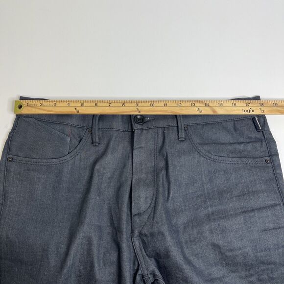 Matias Sol Jeans Men's Size 34 Blue Mid Rise Slim Taper Fit Denim Made In USA - Picture 13 of 16